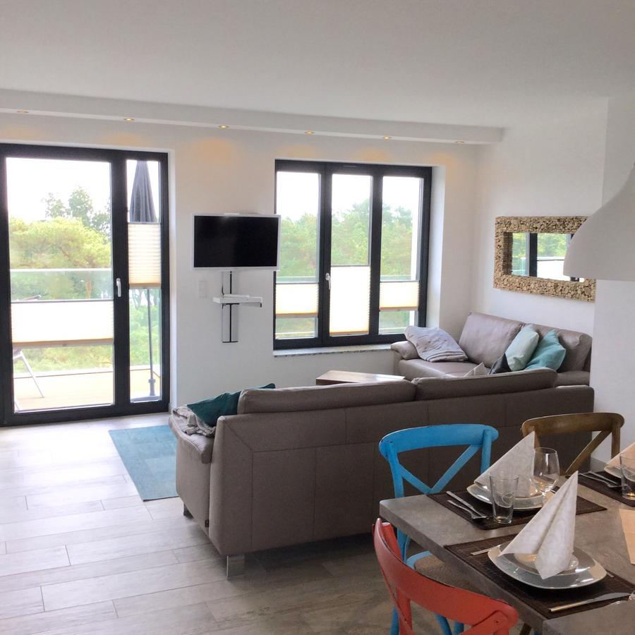 Apartment Meeresrauschen -mit Meerblick oberstes OG Binz Exterior foto
